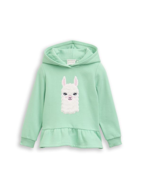 Hoodie Sweatshirt mit Volant