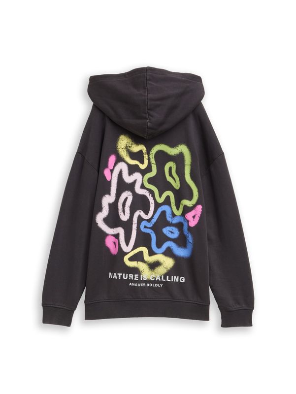 Oversize Hoodie Sweatshirt mit Rückenprint