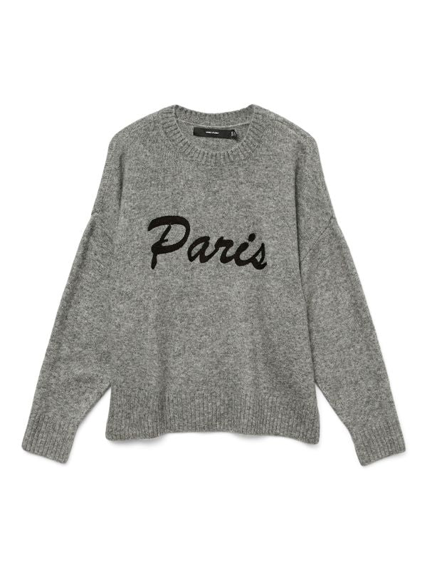 VMBOOM LS O-NECK TEXT PULLOVER NOOS