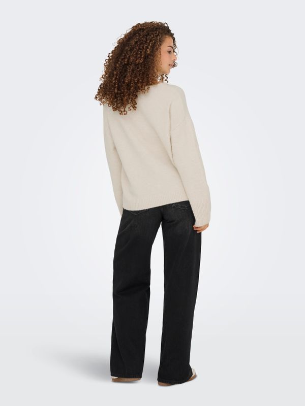 ONLWHITNEY LIFE LS V-NECK KNT