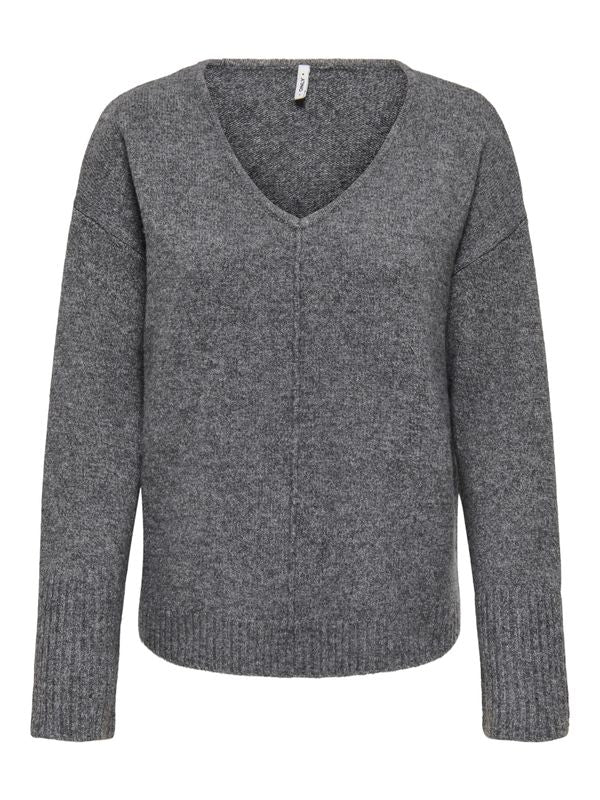 ONLWHITNEY LIFE LS V-NECK KNT