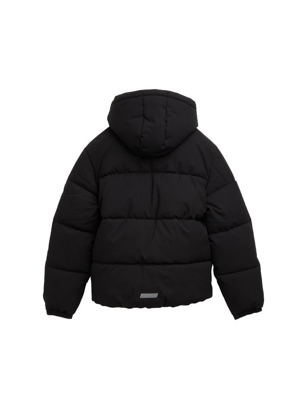 Puffer-Jacke mit abnehmbarer Kapuze