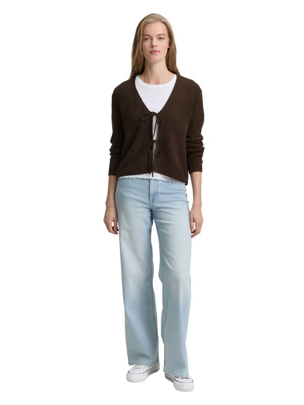 Cardigan mit Schleifen-Details