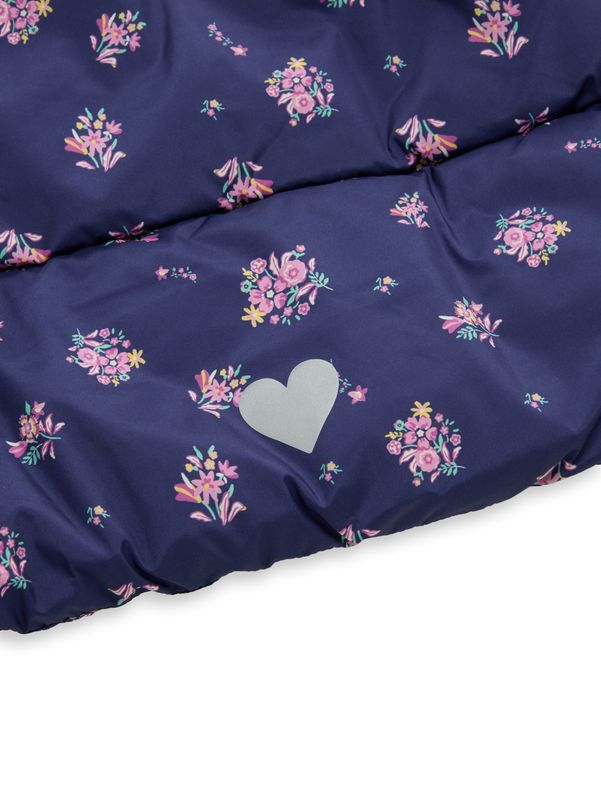 Puffer-Jacke mit Allover-Print