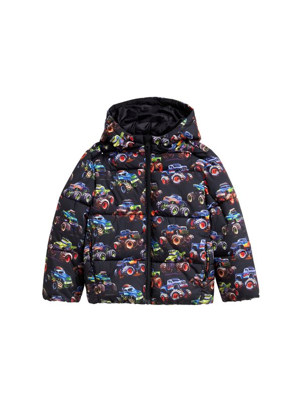 Puffer-Jacke mit Allover-Print