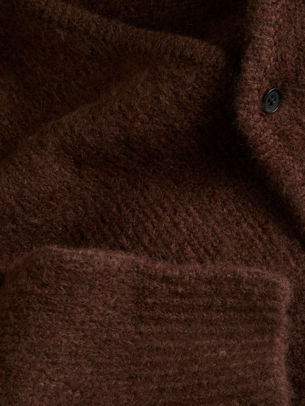JORLIVERPOOL KNIT FUZZY CARDIGAN