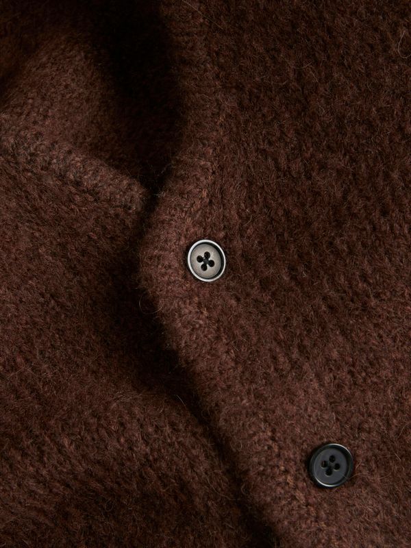 JORLIVERPOOL KNIT FUZZY CARDIGAN