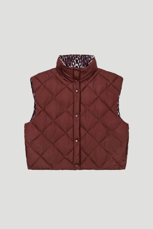 Onyx puffer vest