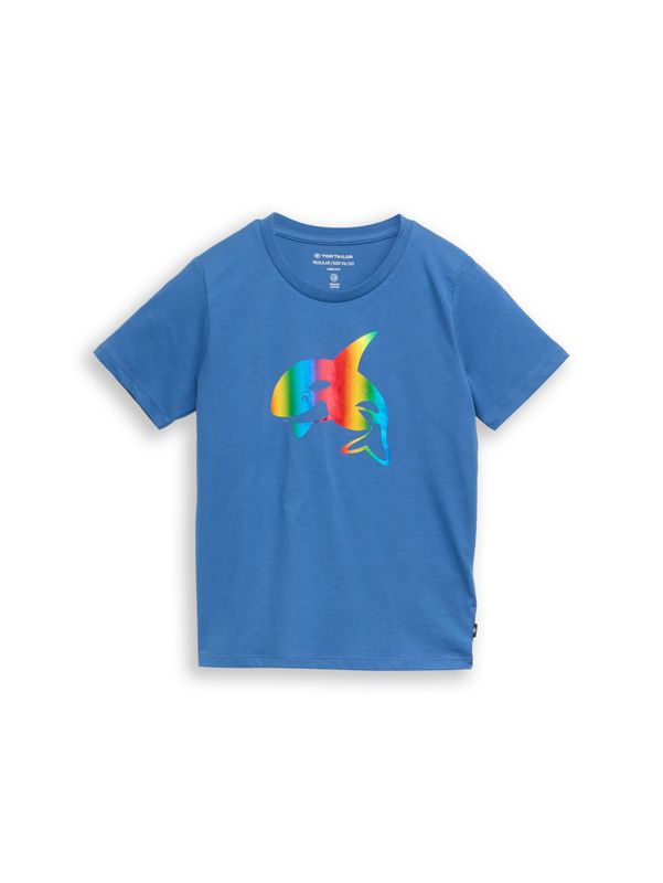 T-Shirt mit Folien-Print