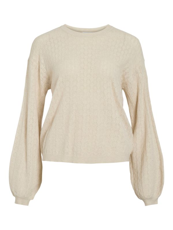VIEMI NEW O-NECK L/S KNIT TOP/TES