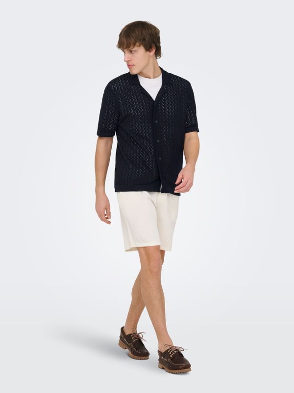 ONSSANTO REG SS RESORT SHIRT KNIT FRML