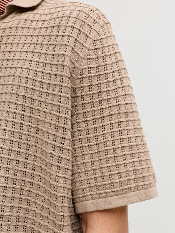 JORNANTUCKET KNIT SPLIT NECK POLO SA26