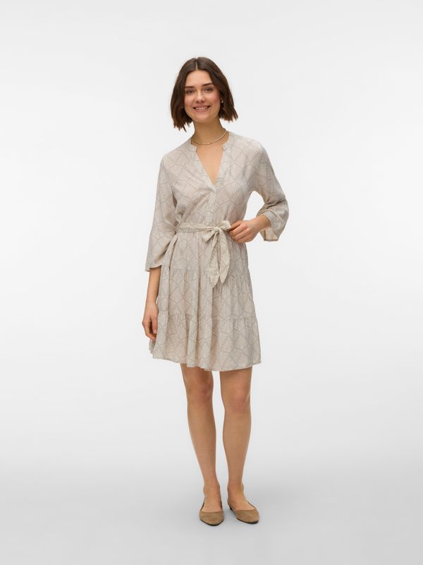 VMMELBA 3/4 SHORT BELT DRESS WVN NOOS