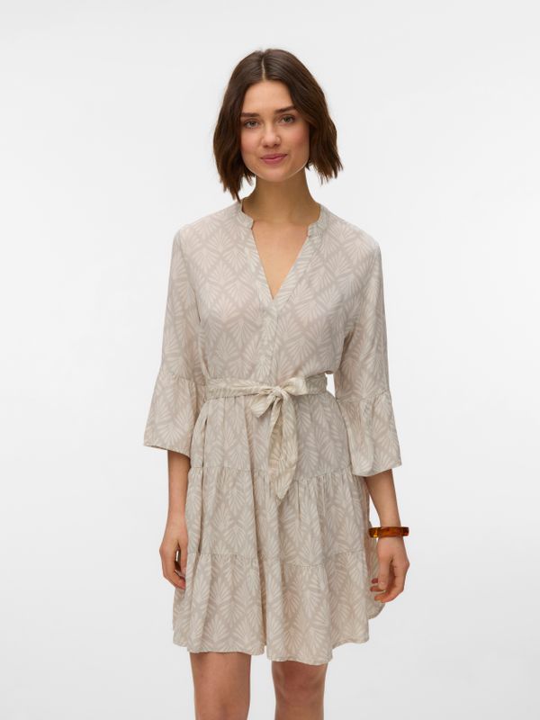 VMMELBA 3/4 SHORT BELT DRESS WVN NOOS