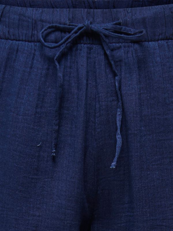 ONLLEONI SEERSUCKER PULL UP PANTS WVN