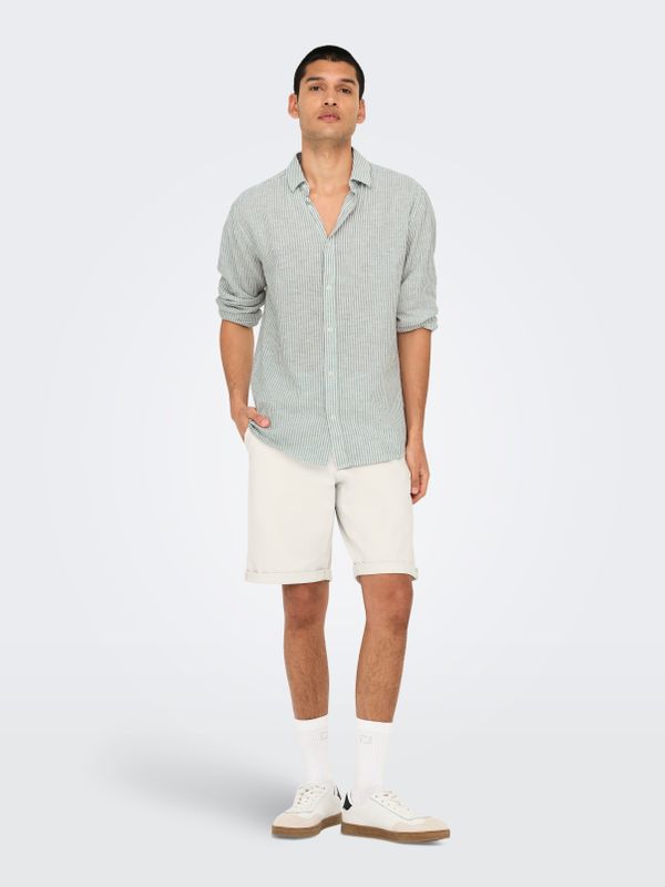 ONSCAIDEN LIFE LS STRIPE LINEN NOOS