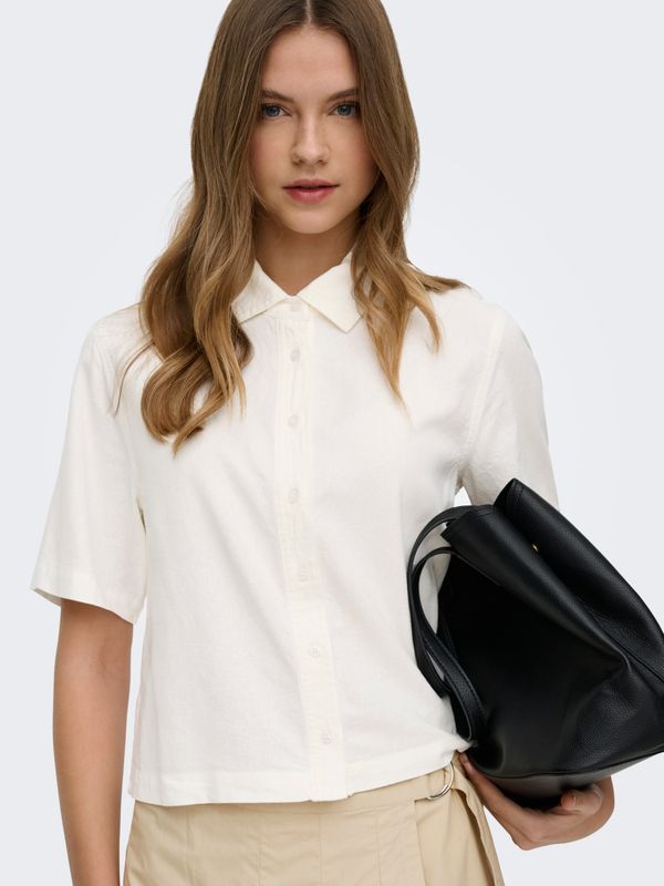 ONLGOA S/S LINEN BL SHIRT CC PNT