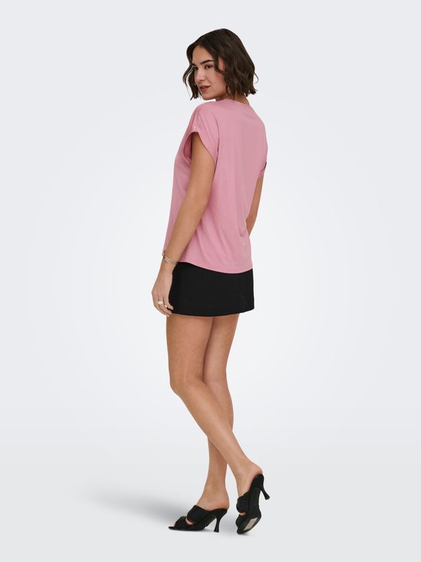 ONLLIEKE S/S SATIN MIX TOP WVN NOOS