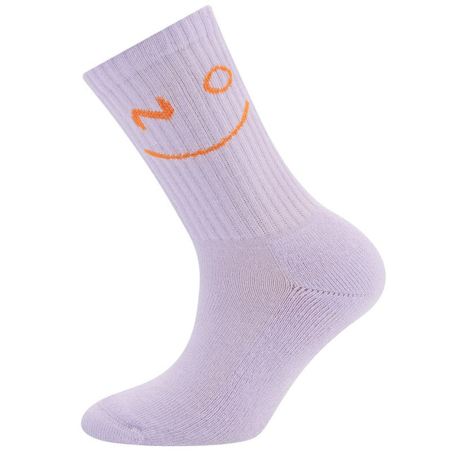 Tennissocken Kinder Neon Smiley