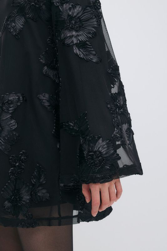 wide flowy mini dress