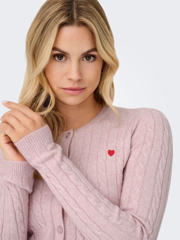 ONLKATIA LS CABLE BUTTON CARDIGAN CC KNT