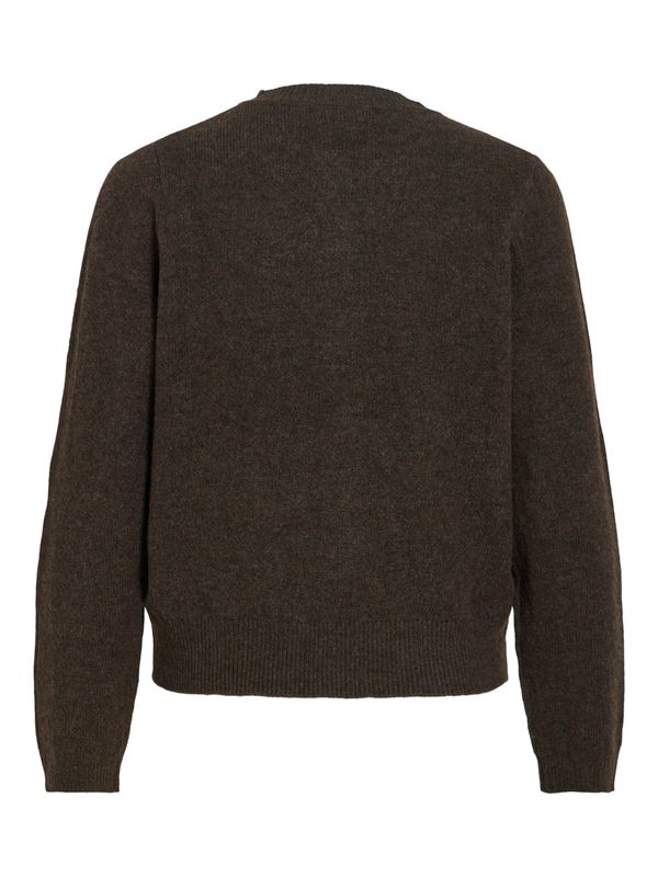 VISALSA L/S O-NECK KNIT CARDIGAN/TES