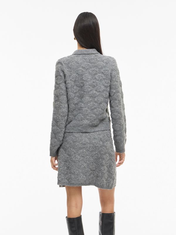 VIAERY COLLAR L/S KNIT CARDIGAN