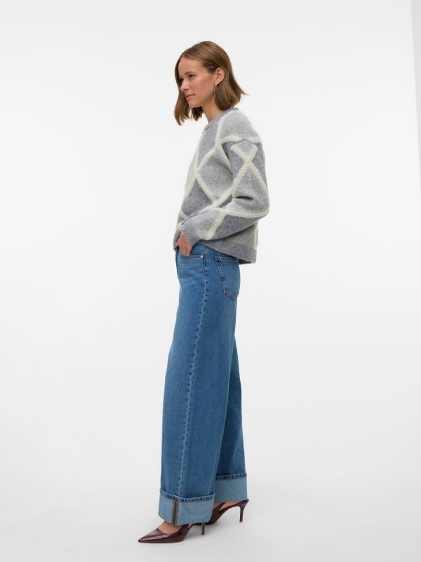 VMRAE HR WIDE FOLD UP JEANS VI3519