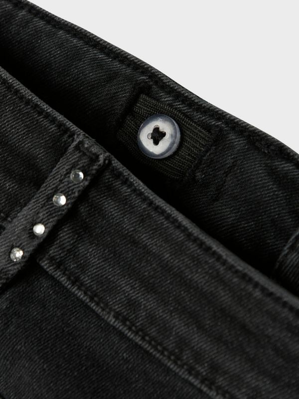 NKFROSE WIDE RHINESTONE JEANS 8810-BF O