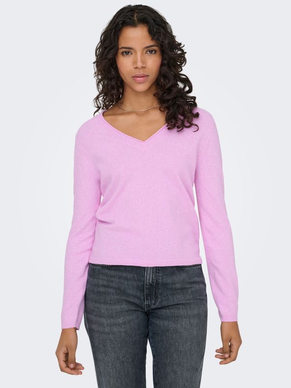 ONLLOYAL LS V-NECK PULLO KNT NOOS