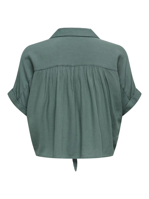 ONLPAULA LIFE S/S TIE SHIRT WVN NOOS