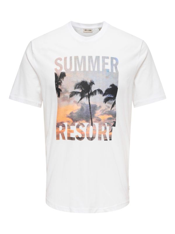 ONSMAGDY LIFE REG PHOTOPRINT SS TEE