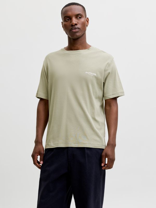 JORHYERES AOP SHAPE TEE SS CREW NECK