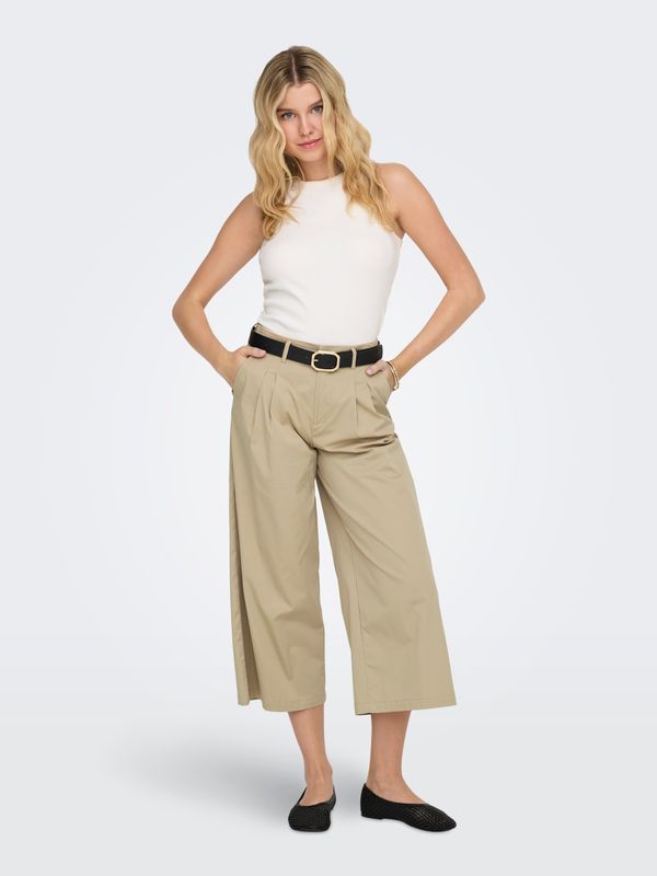 ONLTANNY MW PLEAT CULOTTE PANT CC PNT