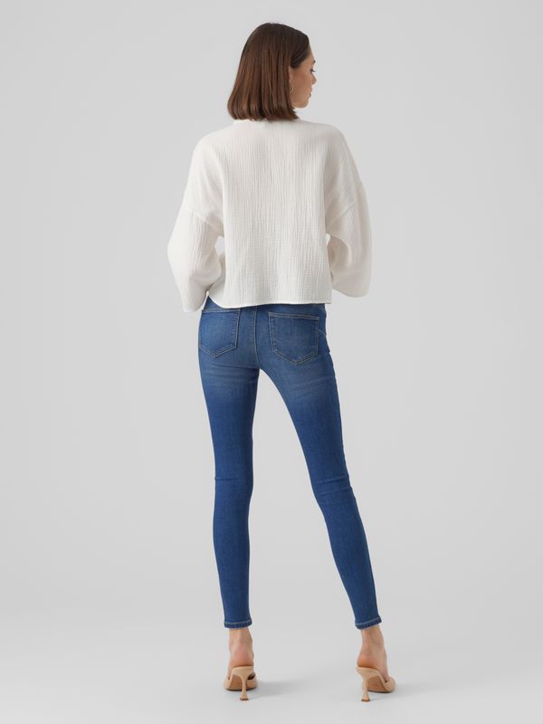 VMNATALI CROP SHIRT WVN NOOS