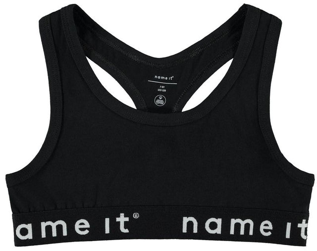 NKFSHORT TOP 2P SOLID BLACK NOOS