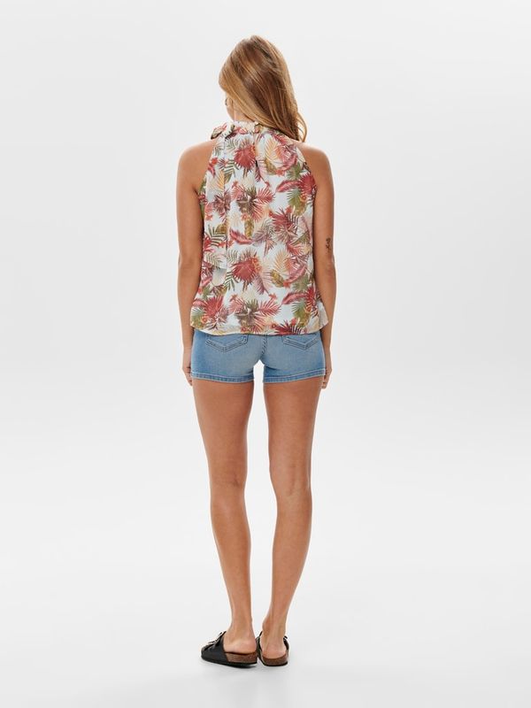 ONQCORRIE S/L DRAPY TIE TOP WVN