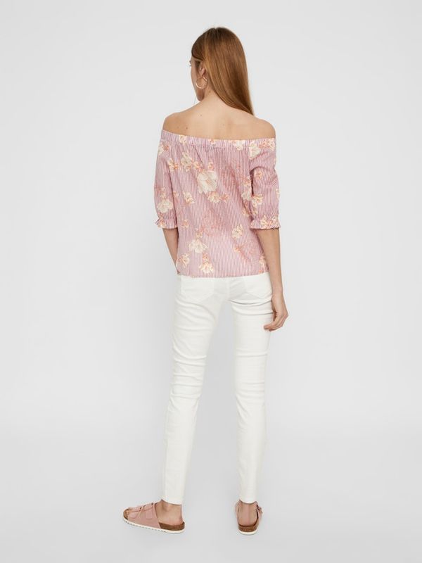 VMSALLY 3/4 OFF SHOULDER TOP WVN