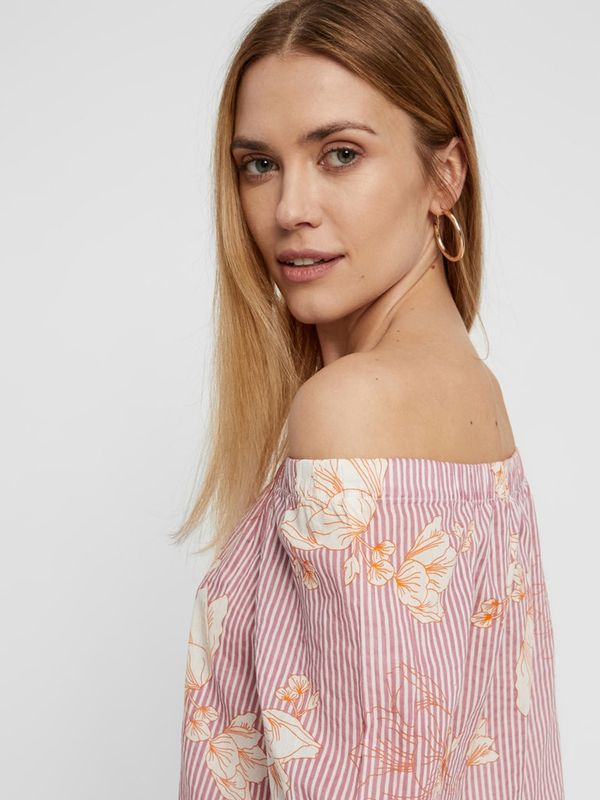 VMSALLY 3/4 OFF SHOULDER TOP WVN