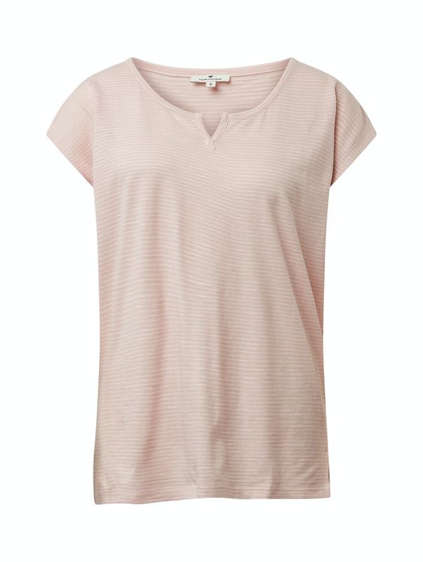 T-shirt loose knit striped