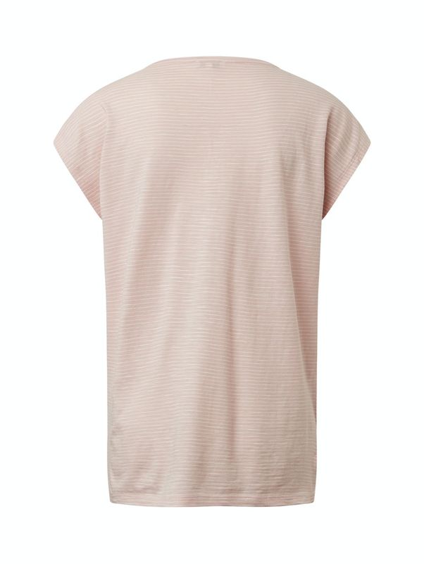 T-shirt loose knit striped