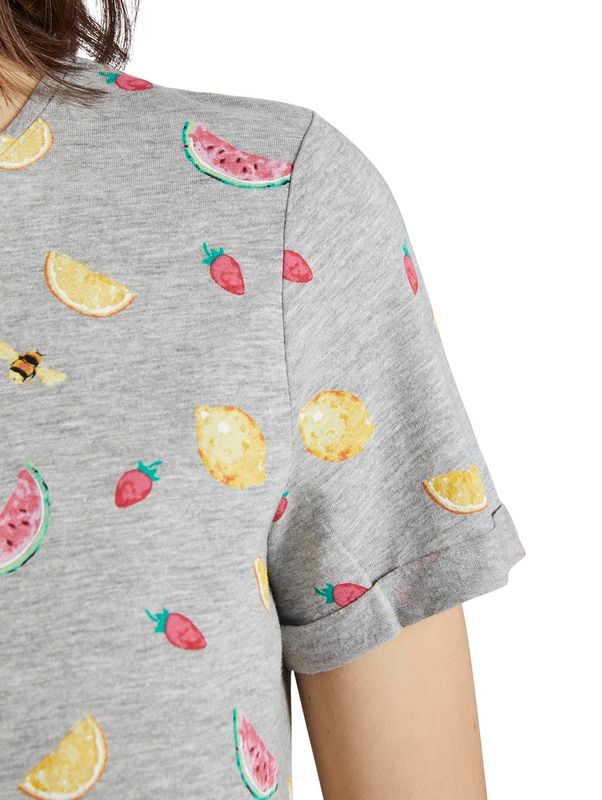 T-Shirt printed crew neck