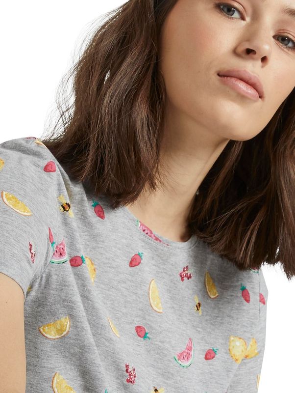 T-Shirt printed crew neck