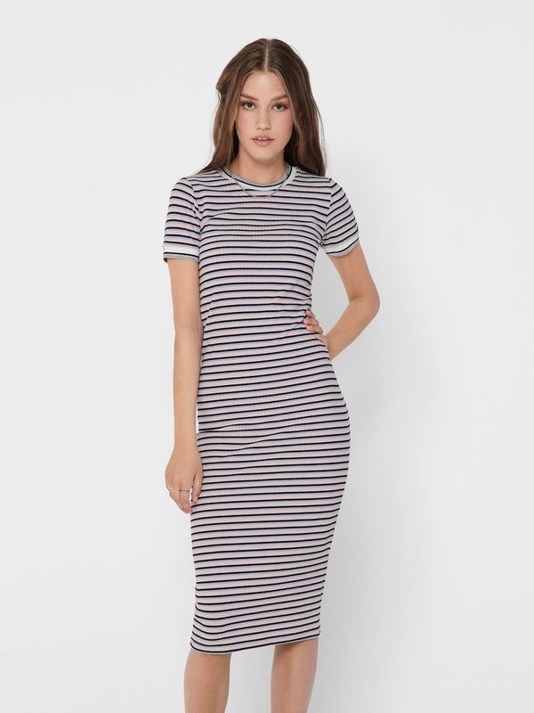ONLLOU S/S STRIPE DRESS JRS