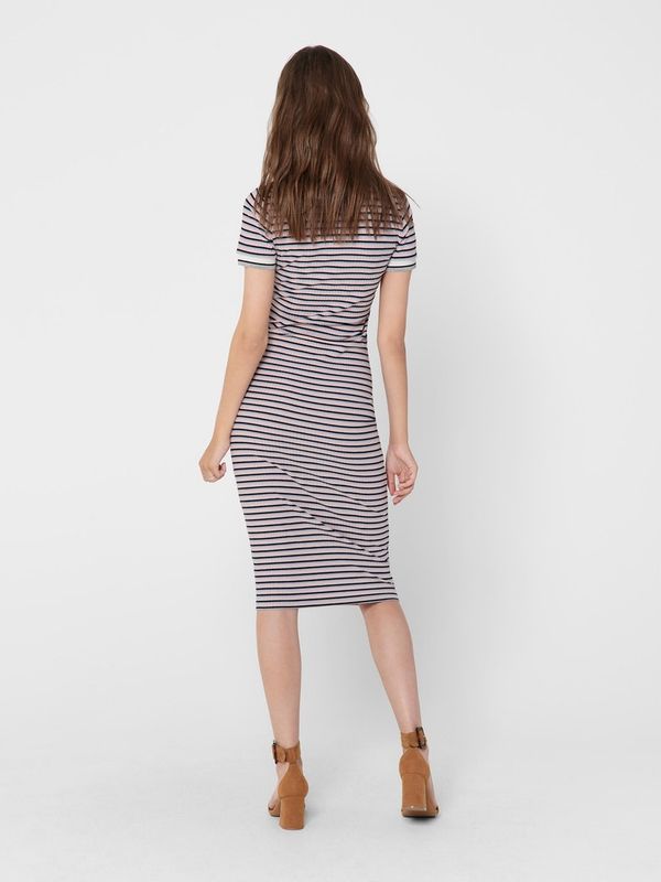 ONLLOU S/S STRIPE DRESS JRS