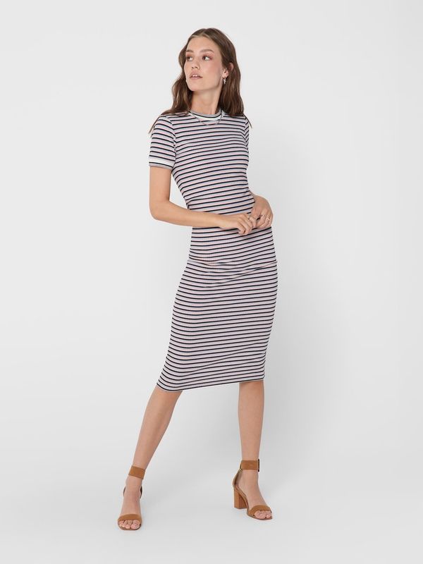 ONLLOU S/S STRIPE DRESS JRS