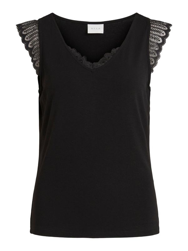 VISONILLA LACE DETAIL S/L TOP/SU - FAV