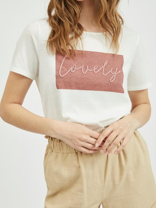 VILINNEA LOVELY S/S T-SHIRT/R