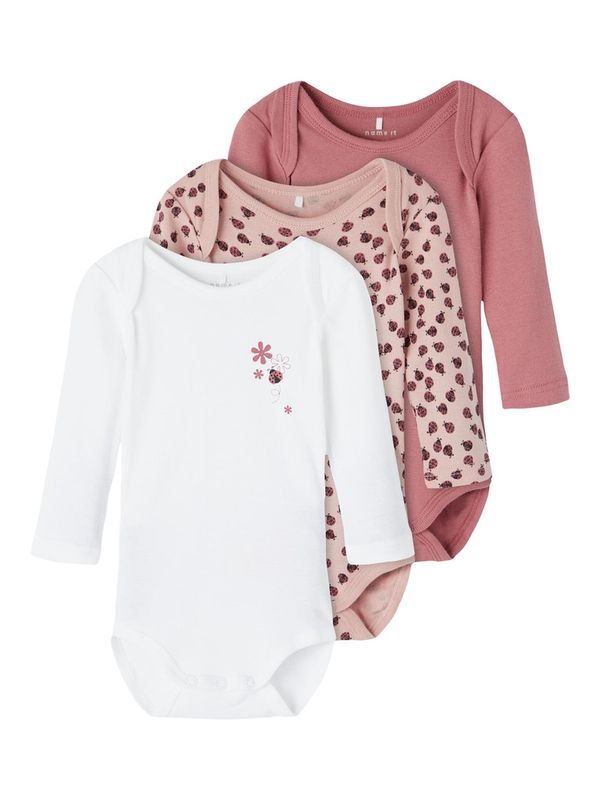 NBFBODY 3P LS DECO ROSE NOOS