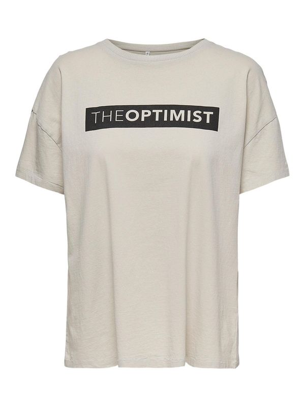 ONLSONIA LIFE OVERSIZE S/S TEXT TOP BOX